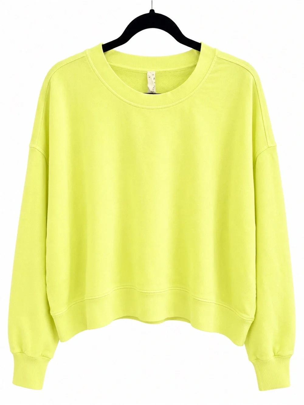 lululemon athletica Neon Yellow Pullover Sweatshirt